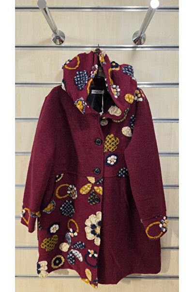 Park Moda معطف من الفيلق المزخرف بالزهور