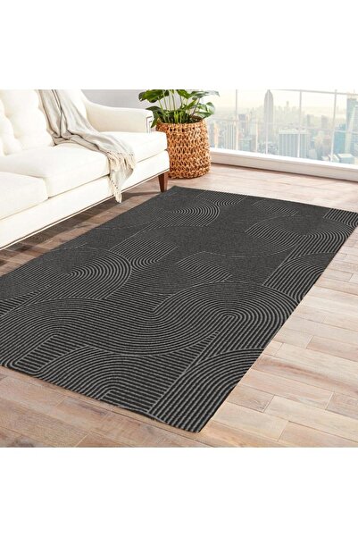 Jassrug Rölyef Halı 120X180 Joy Anrasit