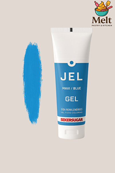 MELT PASTRY&KITCHEN ŞEKER & SUGAR Mavi Jel Gıda Boyası 100 gr.
