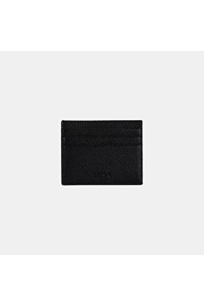 Desa Women's Black Leather Card Holder