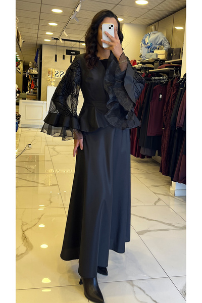 Vosse Gazella Siyah Organize Etekli Takım