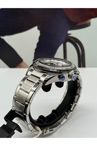 Ferrucci Silver Sports Men's Watch Waterproof with 2 Years Warranty