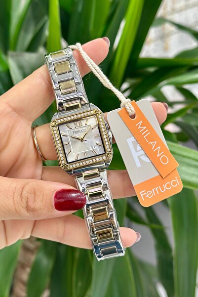 Ferrucci Çelik Kordon Su Geçirmez Garantili Kadın Kol Saati