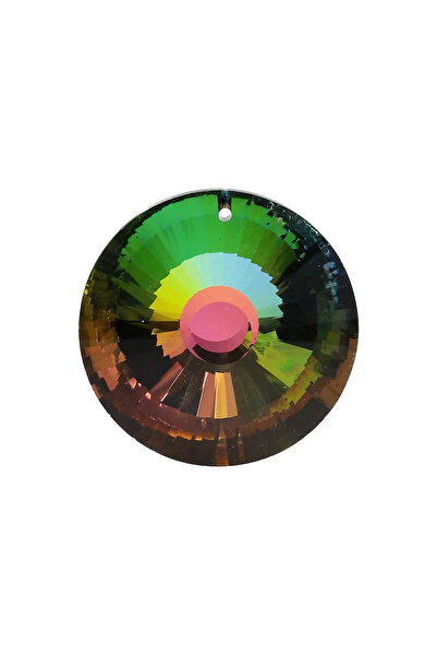 DECOR Κρύσταλλος Sun Catcher πολύχρωμος κύκλος -- 4,5 εκ.
