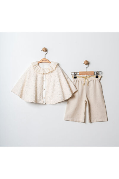 BEBEZADE BABY Girl's Pearl Three-Piece Cape Set