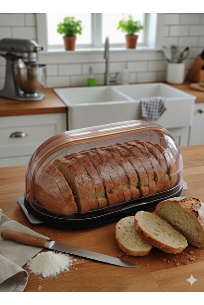 abnturk 40x27 Dekoratif Kahverengi Ekmeklik Buğday Başakları Desenli Şeffaf K...