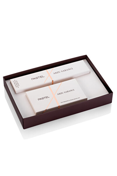 Pastel x Arzu Sabancı Duo Bronzer & Highlighter + Large Duo Brush | Ten Makyajı Seti