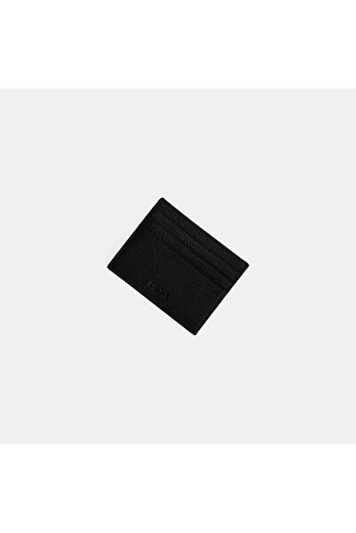 Desa Women's Black Leather Card Holder