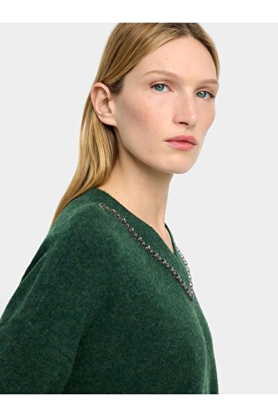 PARFOIS Kristal Detaylı Örme Kazak