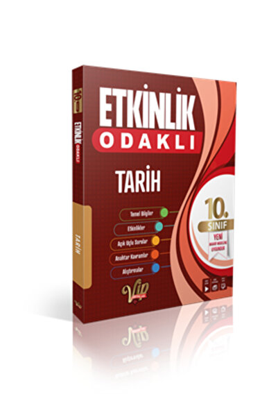 vip yayınları VİP 10. Sınıf Etkinlik Odaklı Tarih Konu Anlatım