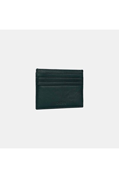 Desa Women's Green Leather Card Holder