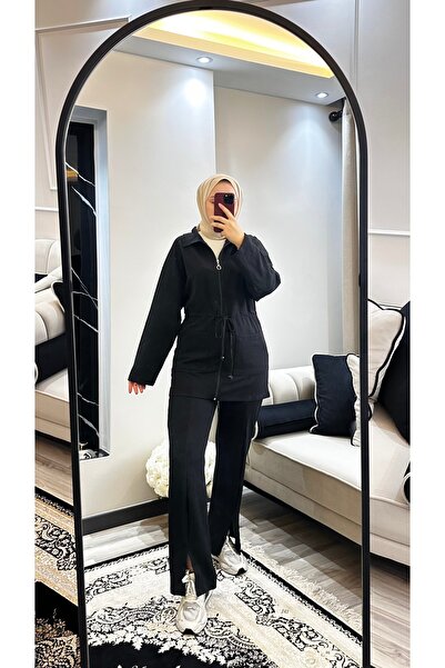 moda paketi Σετ Βάφλας Χιτζάμπ |   Μοντέλο με φερμουάρ και κορδόνια