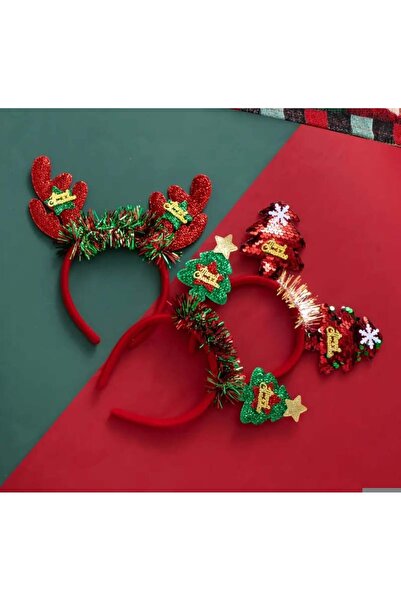 Elidabutik Yılbaşı / yeniyıl temalı 1 ADET hareketli figür taç (tesadüfü bir ...