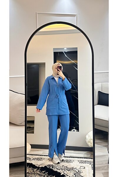 moda paketi Σετ Βάφλας Χιτζάμπ |   Μοντέλο με φερμουάρ και κορδόνια