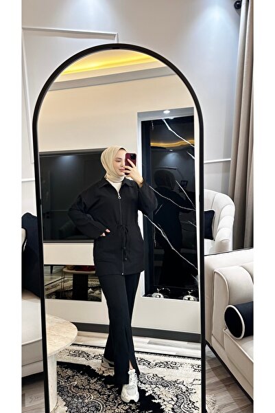 moda paketi Σετ Βάφλας Χιτζάμπ |   Μοντέλο με φερμουάρ και κορδόνια