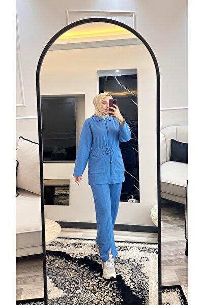 moda paketi Σετ Βάφλας Χιτζάμπ |   Μοντέλο με φερμουάρ και κορδόνια