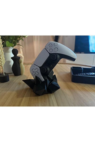 CEREN YÜCEL PS5 Kumanda Standı – Dekoratif Kristal Şeklinde Kol Tutucu 2’li –...