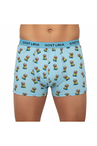 GOST LİRİA - Cute Dog Desenli Erkek Boxer
