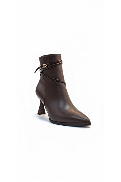Ustalar Ayakkabı Çanta Brown Women's Heeled Boots 319.083-2004