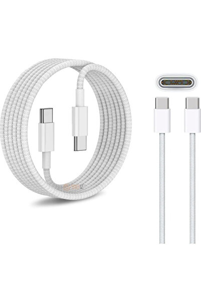 utechno 35W (Watt) iPhone 15 16 17 Pro Max Plus Uyumlu Type-C Hızlı Şarj Aleti + Type-C to Type-C Kablo Set