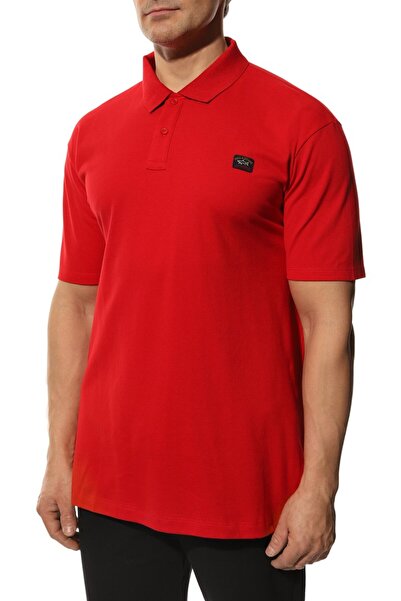 PAUL&SHARK MEN'S KNITTED POLOSHIRT C.WCOTTON