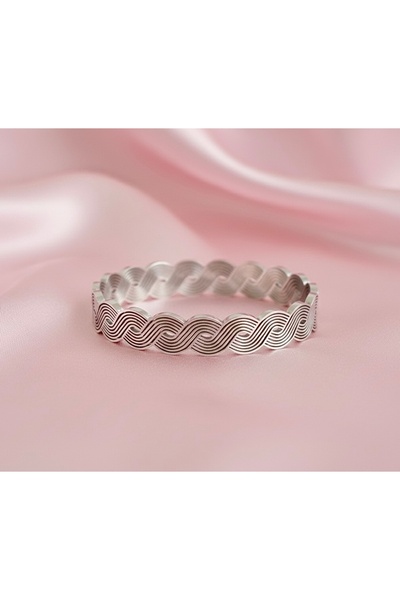 EFSU BİJUTERİ 316L Paslanmaz Çelik Örgü Model Kelepçe