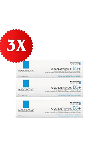 La Roche Posay 3 X Cicaplast Baume B5+, 15ml