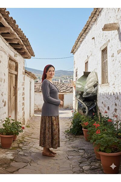 Calen Corded Fabric Patterned Mother's Combed Cotton