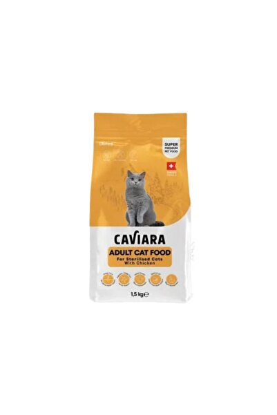 Klybeck كليبيك كافيارا طعام جاف للقطط المعقمة بالدجاج 1.5kg