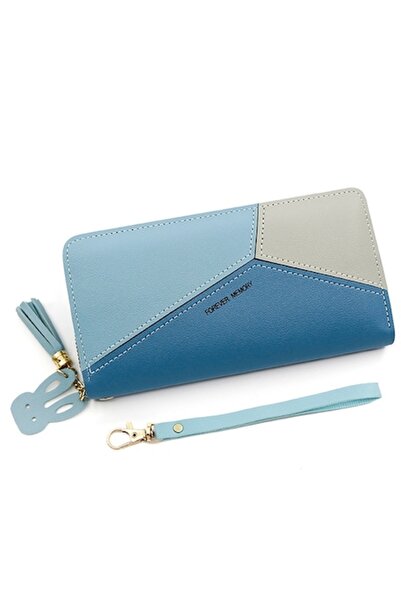 OEM Women's wallet, faux leather, two zippers, multiple compartments, with st...