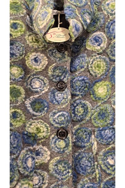 Park Moda Felt Coat Spiral Pattern