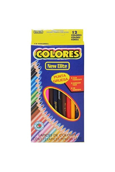 OEM Creioane color lungi New Elite - Set 12