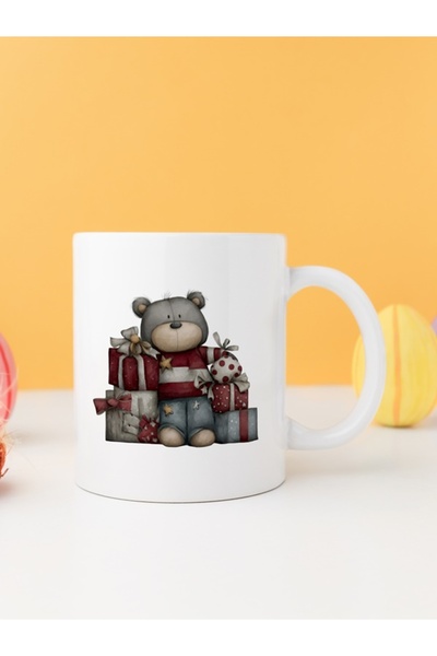 IŞILAY PROMOSYON كوب على شكل دب تيدي لعيد الميلاد موديل 9
