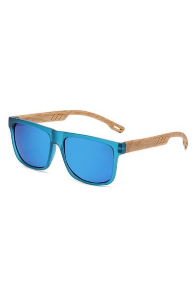 OEM Polarized Sunglasses UV400, Blue Lenses, Blue Plastic Frame, Wayfarer, Ba...