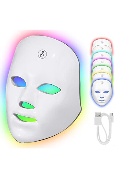 NEO Peralng LED Facial Mask, 7 Colors, Touch Button, Phototherapy, Anti-Aging Facial Care