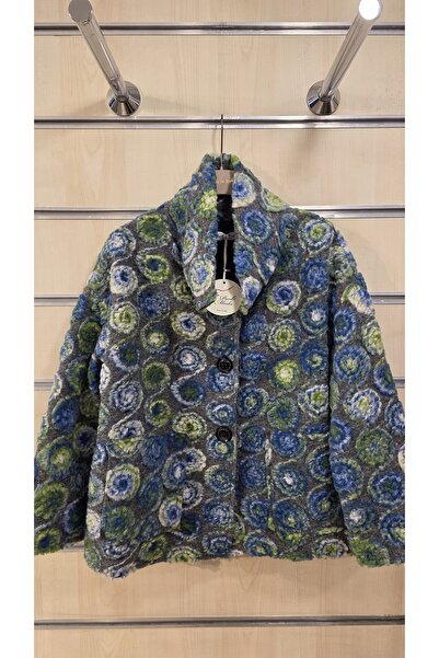 Park Moda Felt Coat Spiral Pattern