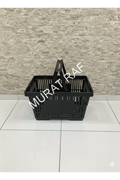 MURAT RAF سلة تسوق يدوية سعة 22 لتر، مجموعة من 3 قطع