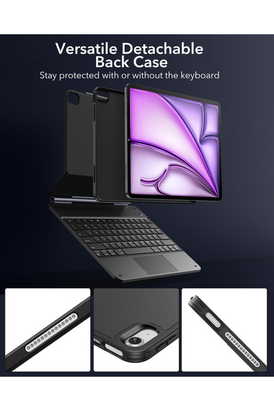 ESR iPad Air 13 (2024) Rebound Magnetic Series Case with Keyboard