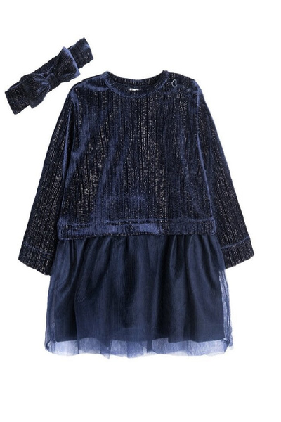 Cool Club Dress, Navy blue