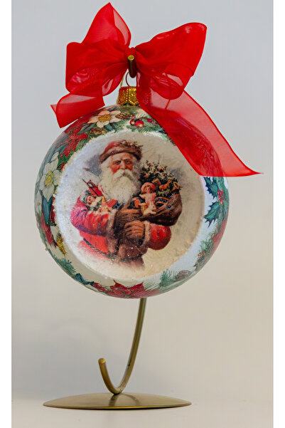 Kumiko Art Concave Christmas bauble D=10 cm