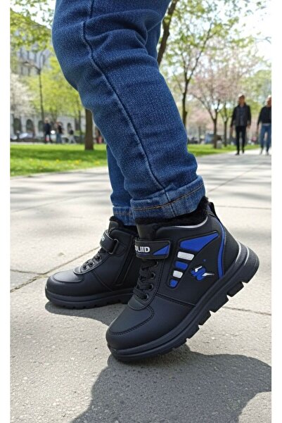 Shubuu Cizme de iarnă cu fermoar și velcro pentru copii, unisex, pentru drume...