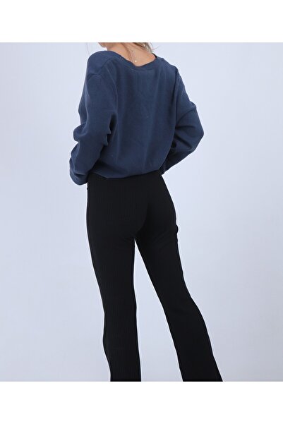 comma Cardigan, Navy blue