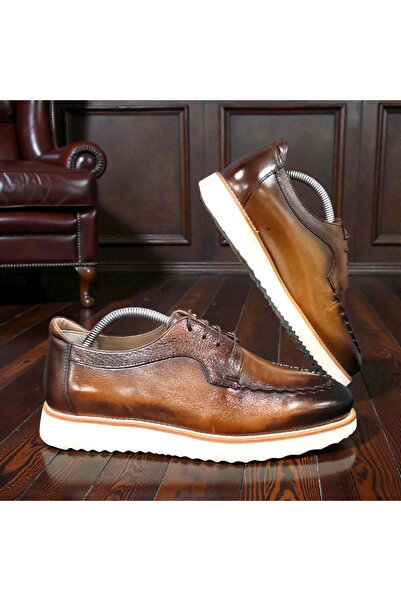 VİVA SHOES 100% Genuine Leather Eva Sole Casual Men's Shoes