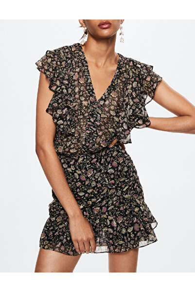 Evendi Skirt, Black floral