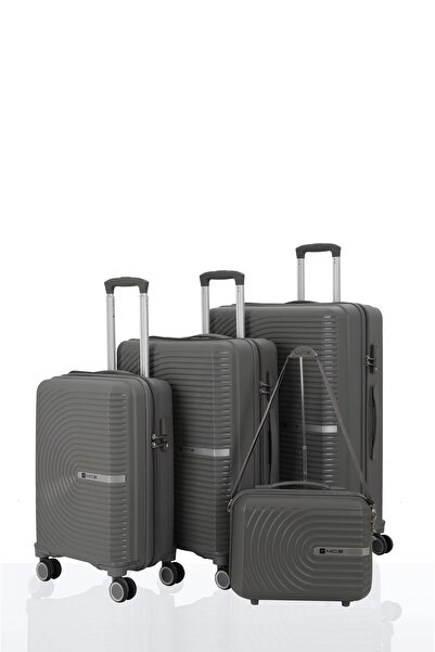 MÇS 374 POLİPROPİLEN KIRILMAZ 4 LÜ VALİZ SETİ