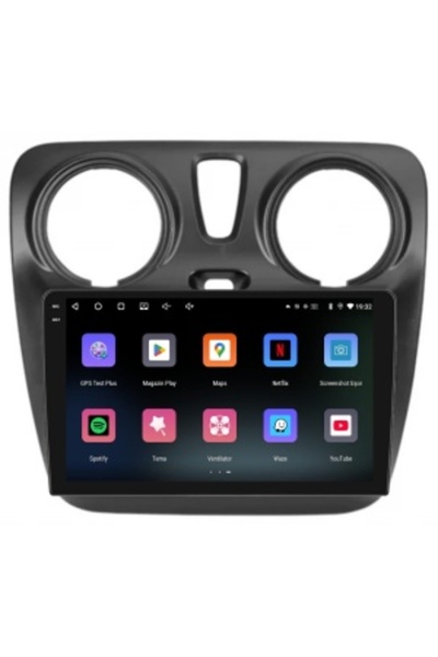 Piloton Navigation for Dacia Lodgy (2012-2020) 9-inch, 4 GB RAM, 64 GB Storage, Quad Core