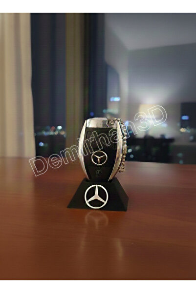 DEMİRHAN3D حامل مفاتيح مرسيدس - حامل مفاتيح زخرفي أنيق