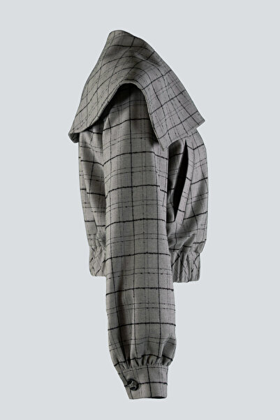 IDYL Navy Collar Bomber Jacket