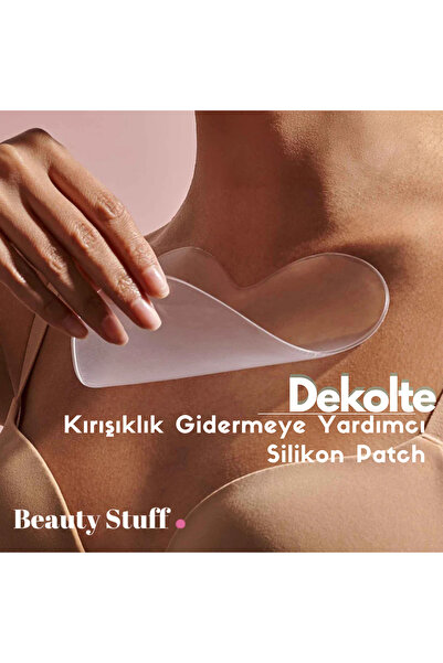 Beauty stuff Dekolte Bölgesi Kırışıklık Gidermeye Yardımcı Ped - 100 % Medika...