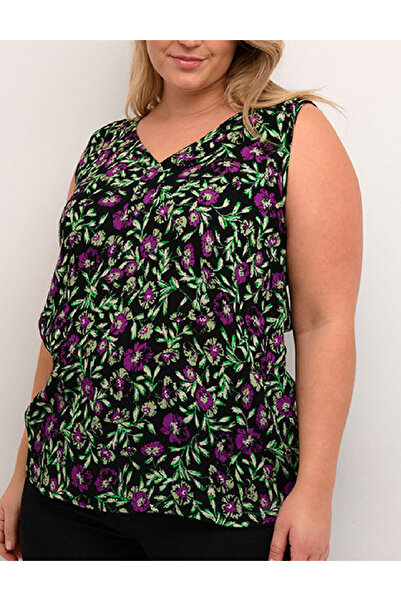 KAFFE CURVE Blouse, Black